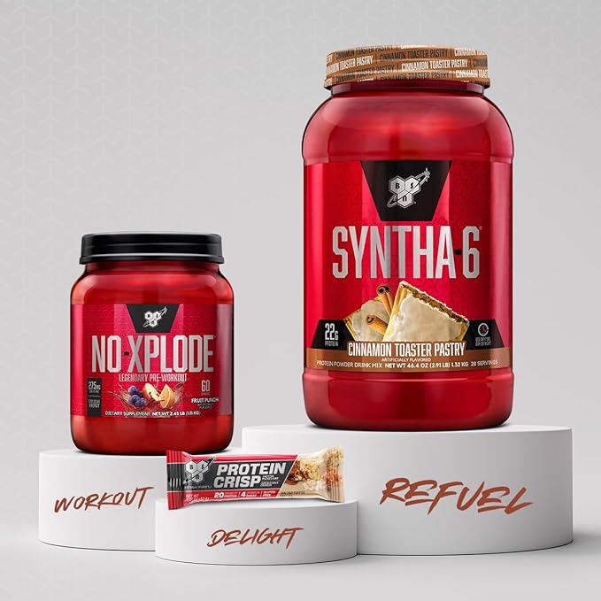 BSN SYNTHA-6 Premium Protein Powder with 6g of Fiber, Whey Protein, Micellar Casein, Milk Protein