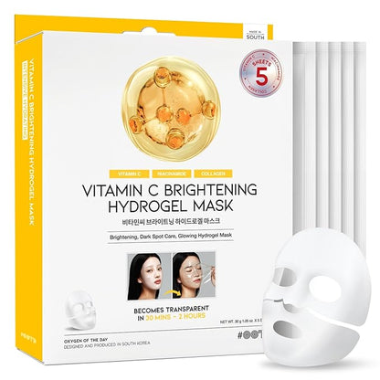 #OOTD Vitamin C Collagen Glutathione Hydrating & Firming Hydrogel Sheet Mask - Radiant Glow Gel