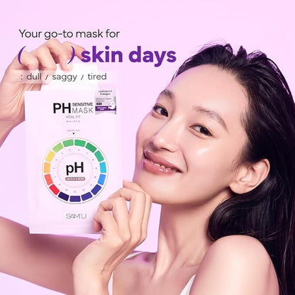 SAM?™U PH Sensitive Vital Fit Face Mask ??Firming & Barrier Repair Creamy Sheet Mask with 12