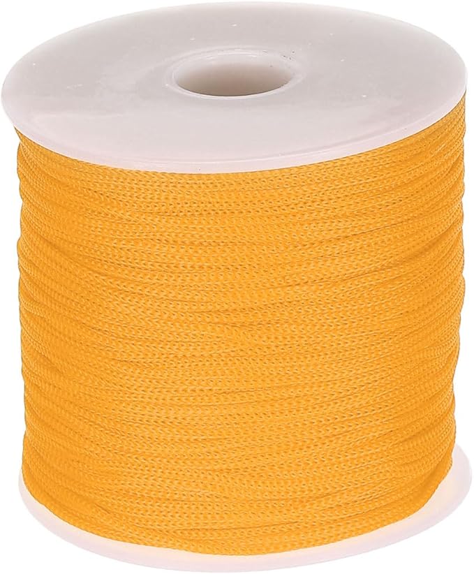MECCANIXITY 1/16 Inch Polypropylene Rope Braided Ropes, 328ft Nylon Rope Hollow Utility Cord for