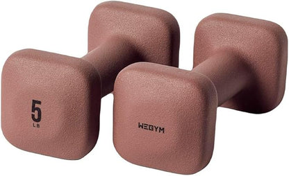 SafeGrip Dumbbells, Anti-Slip, Anti-Roll, Thick Handles, Free Weights, Square Dumbbells for Secure