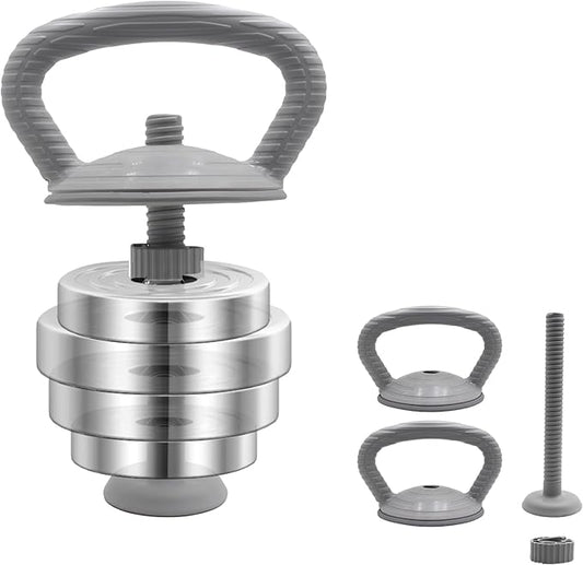 PHOEROS Adjustable Dumbbell Set - 44/66/88 LBS weights set, Dumbbell Barbell 3 in 1, Steel