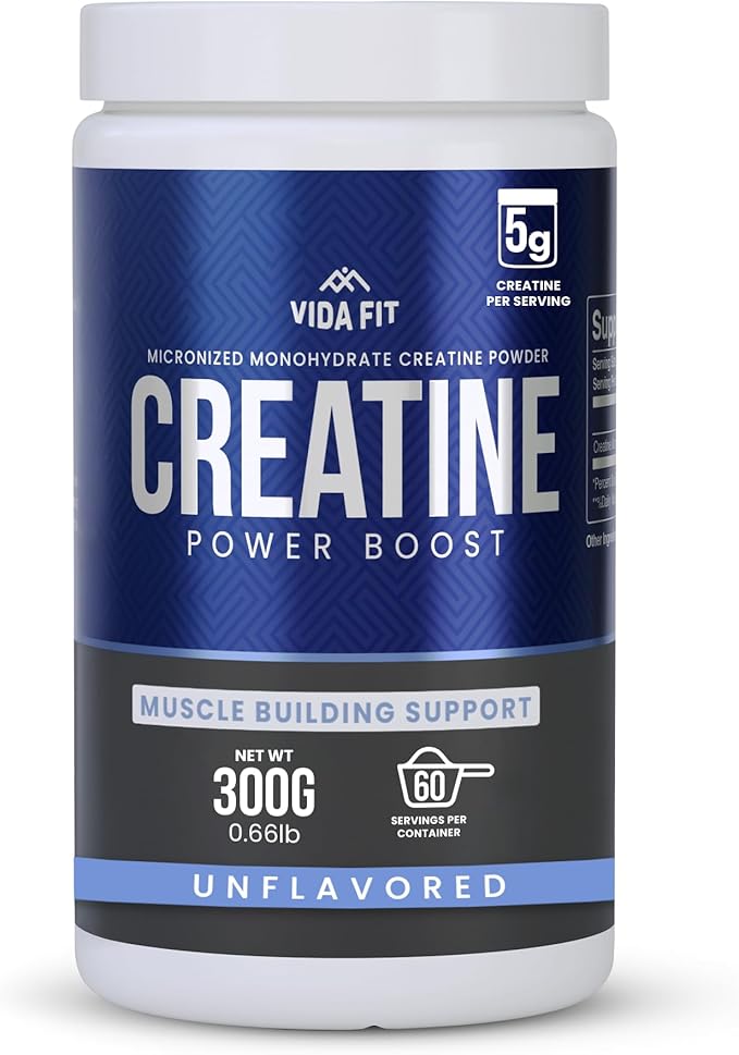 Micronized Creatine Monohydrate Powder, Vegan Creatine Powder Unflavoured, Supplements for Men