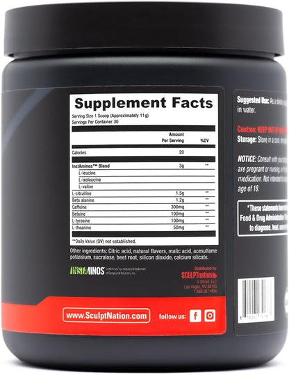 Sculpt Nation by V Shred PreWorkout - Premium Pre Workout Powder with Amino Acids for Ultimate