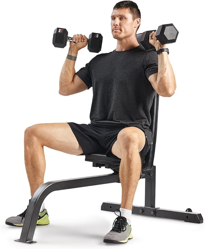 Sunny Health & Fitness Multifunctional Strength Training Home Gym – Complete Workout Equipment with