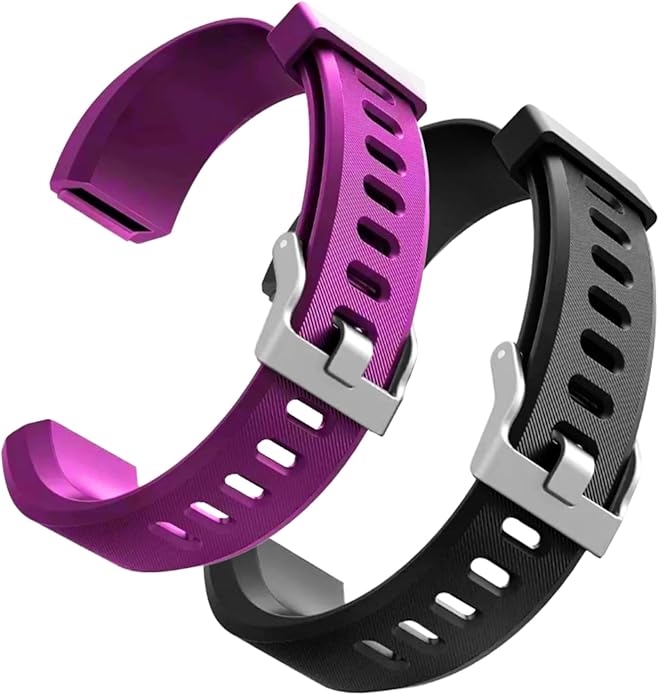 Watch Bands Replacement for ID115plus HR, Very Fit Pro Activity Fitness Tracker Wrist Bands Set
