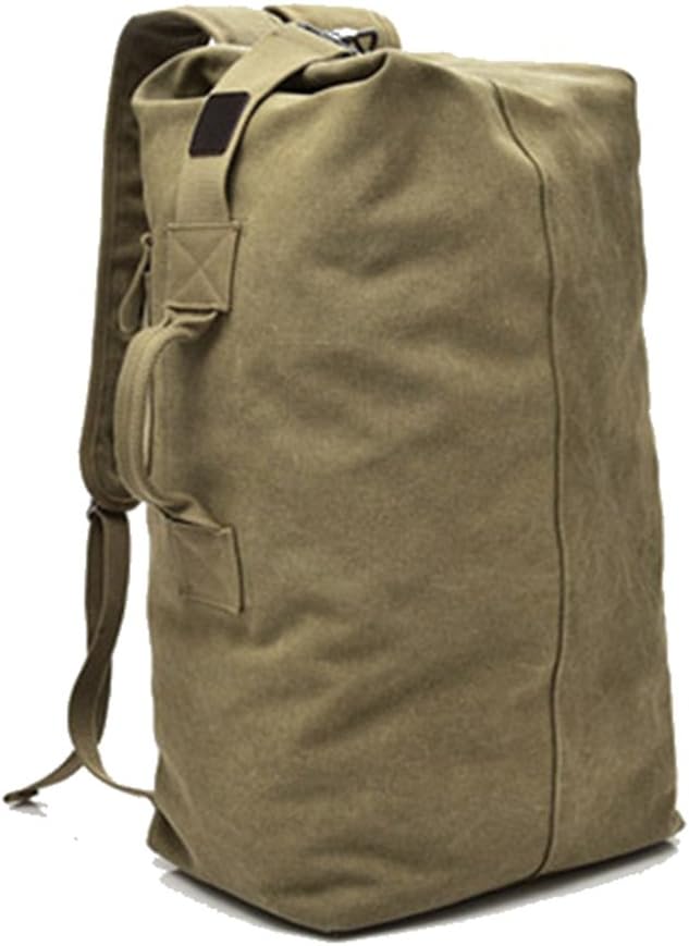 Large Capacity Travel Climbing Bag Tactical Military Duffel Bag Top Load Double Strap Canvas