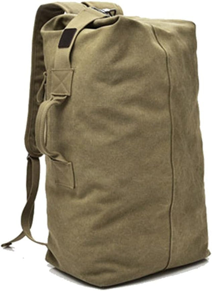 Large Capacity Travel Climbing Bag Tactical Military Duffel Bag Top Load Double Strap Canvas