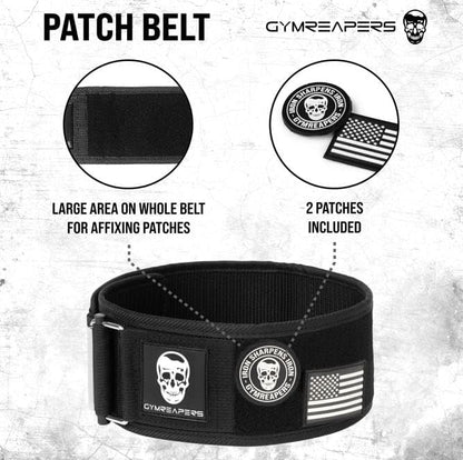 Gymreapers Quick Locking Weight Lifting Belt for Men Gym Belt for Powerlifting Deadlift Belt with 4