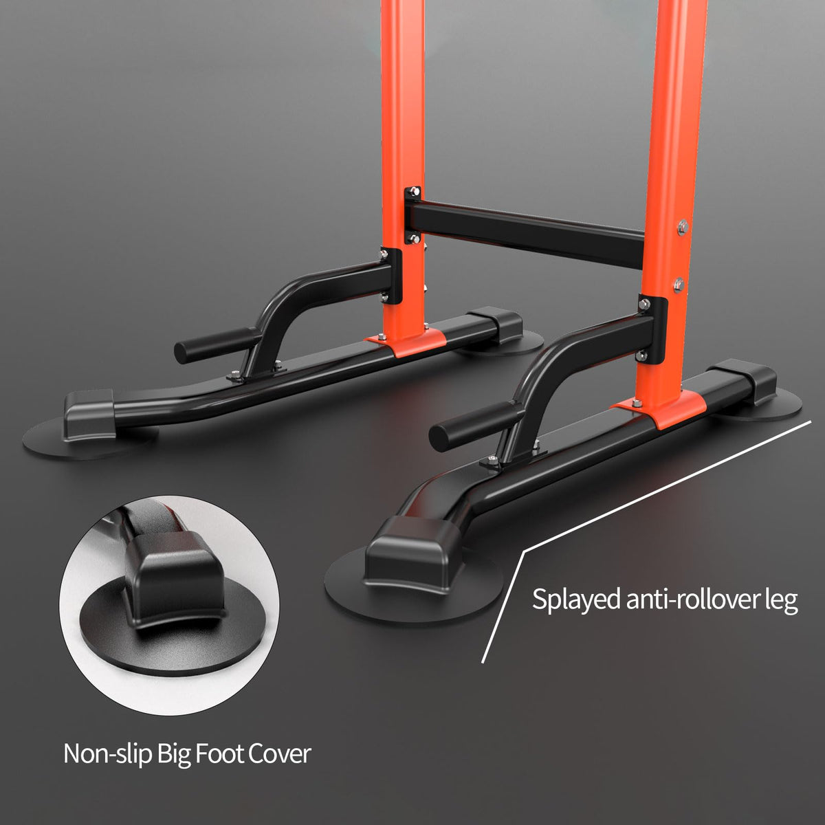 Z ZHICHI Pull-Up Dip Station Pull-Ups Chin-Ups: 330LBS T055CDC