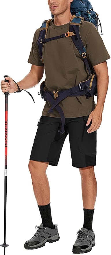 XKTTAC Men's Outdoor Quick Dry Lightweight Stretchy Shorts for Hiking, Tactical, Camping, Travel