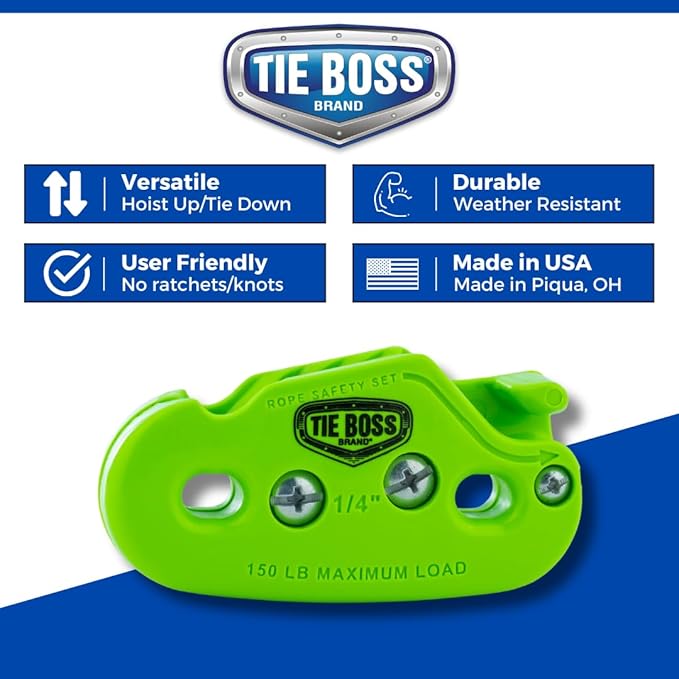 Tie Boss Kayak Hanger, Cargo Ceiling Storage, Overhead Storage, Watercraft Garage Storage, Hoist