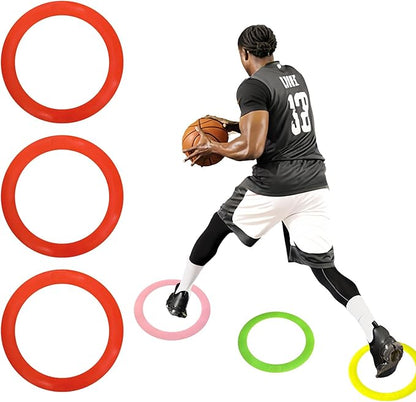 Colorful Anti Slip Safety Agile Ring Speed Ring 3 PCs Speed and Agility Training Equipment
