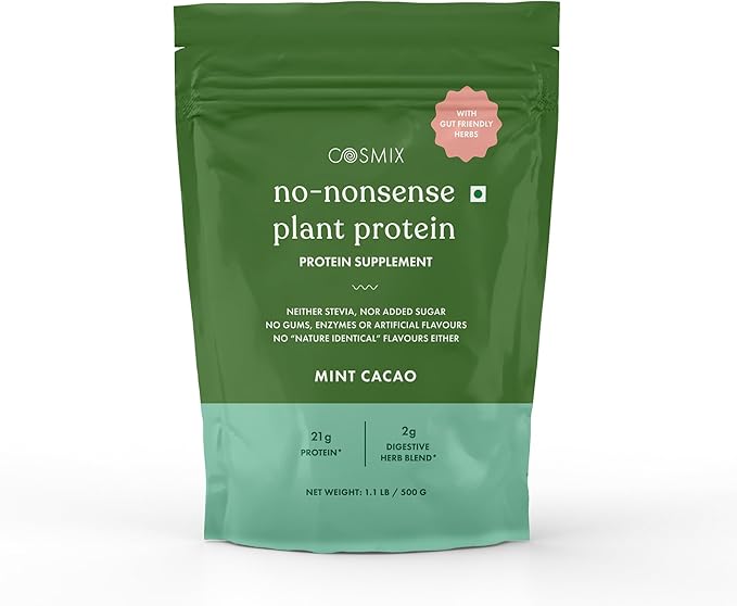 No-Nonsense Plant Protein, 21g Organic Brown Rice & Pea Isolate, Plant Based, Vegan, Gluten/Dairy