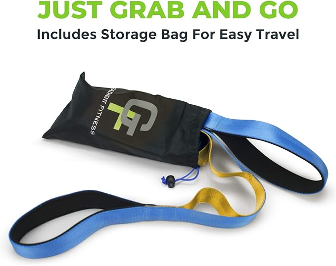 Gradient Fitness Stretching Strap for Physical Therapy, 12 Multi-Loop Stretch Strap 1.5" W x 8' L