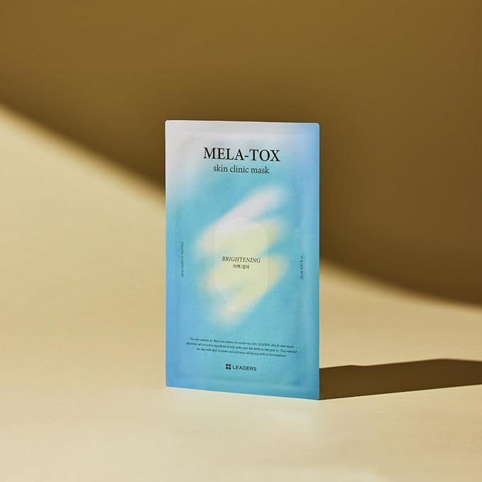 LEADERS Mela-Tox Skin Clinic Mask | Help Support and Refresh Skin Mask, Gentle & Non Irritating |