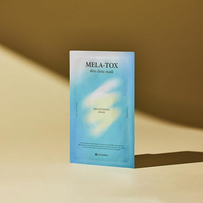 LEADERS Mela-Tox Skin Clinic Mask | Help Support and Refresh Skin Mask, Gentle & Non Irritating |