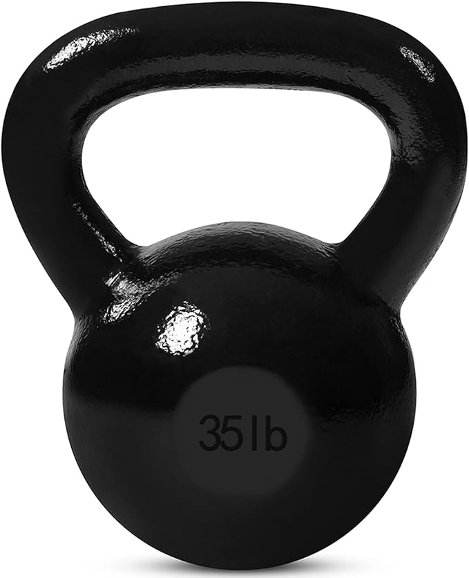 JFIT Kettlebell Weights Cast Iron, 35 LB