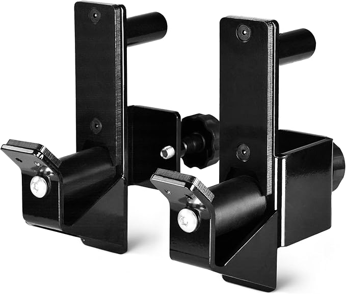 Yes4All Power Rack J-Hooks & Attachments ??Heavy Duty Barbell Holders Compatible with 2x2 & 3x3