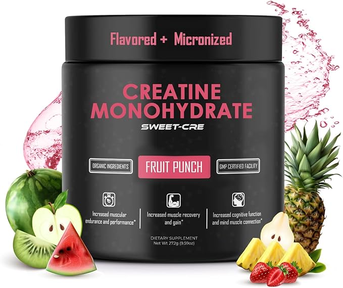 Creatine Monohydrate – 5g Creatine Monohydrate Powder – Advanced Creatine for Women and Men – Bulk