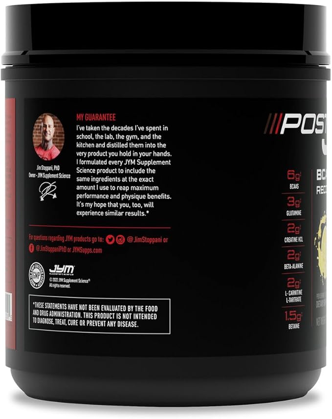 Post JYM Active Matrix Amino Recovery Powder | Pure Creatine HCL, BCAA?™s, Glutamine, Carnitine