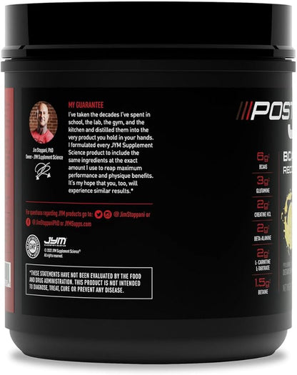Post JYM Active Matrix Amino Recovery Powder | Pure Creatine HCL, BCAA?™s, Glutamine, Carnitine