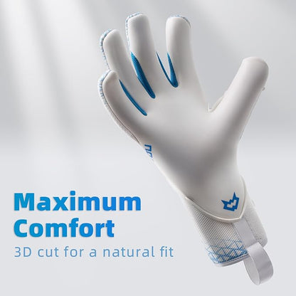 WVVOU Professional Goalkeeper Gloves for Adults and Youth Soccer Goalie Gloves Breathable Soccer