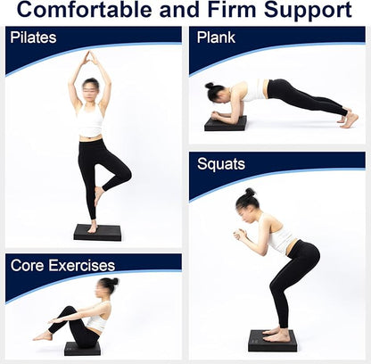 StrongTek Extra Wide Foam Balance Pad for Physical Therapy, 19" X 15.8" X 2.4", High-Density TPE