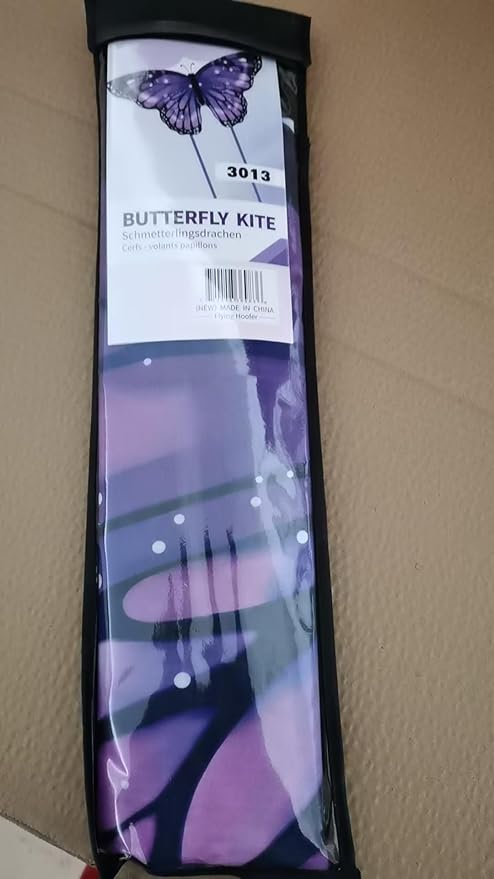 Large Butterfly Kite for Adults and Kids Ages 4-8 & 8-12 Easy to Fly, 55''X28'' Single Line Kite