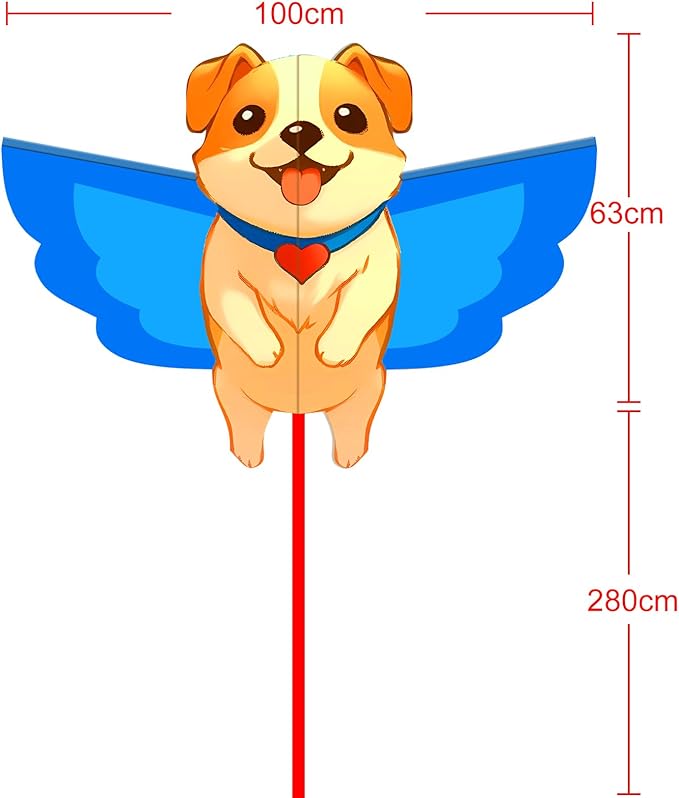 HENGDA KITE Animals Kite for Kids Beginners and Adults Cute Design High Definition Printing Easy to