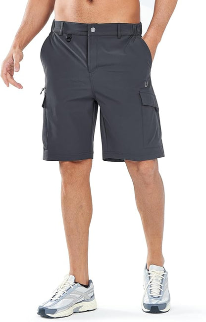 NORTHYARD Men's Cargo Hiking Shorts 9" Lightweight Outdoor Tactical Work Camping Sport Golf Casual