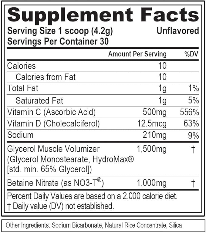 EVL PumpMode Nitric Oxide Supplement - Nitric Oxide Booster Pump Pre Workout Powder with Glycerol