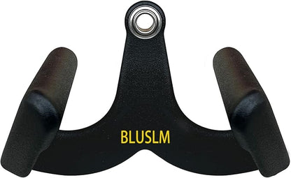 LAT Pull Down Bar for Cable Machine, LAT Pulldown Attachments T Bar V Bar Cable Attachment, Back