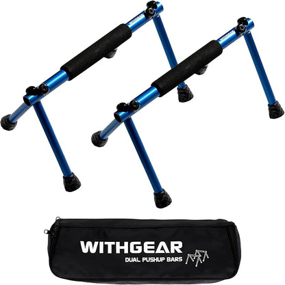 Push Up Bar ??Folding Dip Bar for Home Workout, Lightweight & Portable Strength Training Equipment