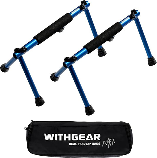 Push Up Bar ??Folding Dip Bar for Home Workout, Lightweight & Portable Strength Training Equipment