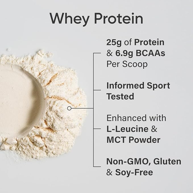 Sports Research Whey Protein - Sports Nutrition Whey Isolate Protein Powder for Lean Muscle