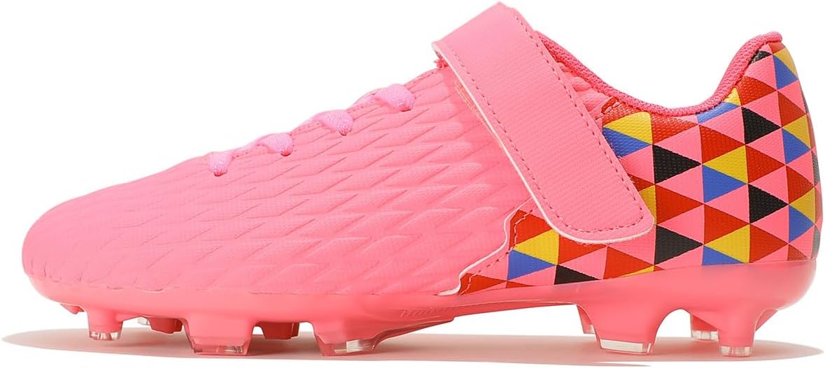 Soccer Cleats for Kids & Youth | Lightweight Football Shoes for Firm Ground | Durable Girls & Boys