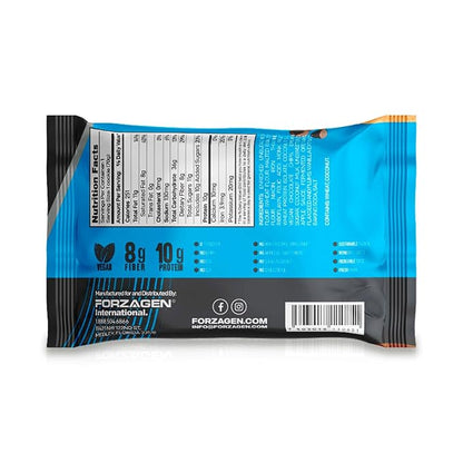 Forzagen Vegan Protein Cookies - Chocolate Chip Flavor | Low Carb Protein Treats, Healthy Snacks