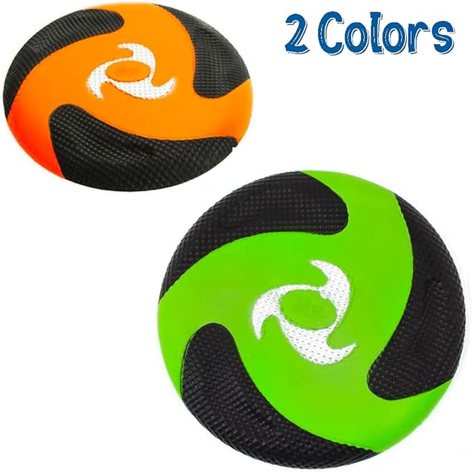 Liberty Imports 6 PCS Kids Soft Flying Foam Discs, 10" Sport Toy Throwing Flying Disks for Safe