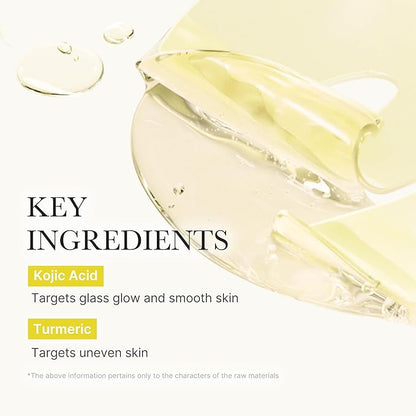 medicube Kojic Acid Turmeric Brightening Gold Jelly Gel Mask | Overnight Face Mask for Glass Glow