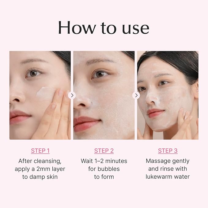 SU:M Micro-Active Pink Vitamin Bubbletox Mask Pack (0.13 fl oz x 14ea) - Korean Skincare ??Deep