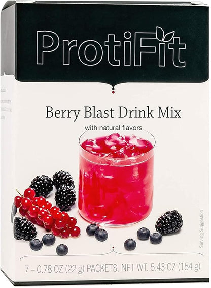 High Protein Fruit Flavored Powder Drink Mix, 15g Protein, Low Calorie, Sugar Free, Ideal Protein