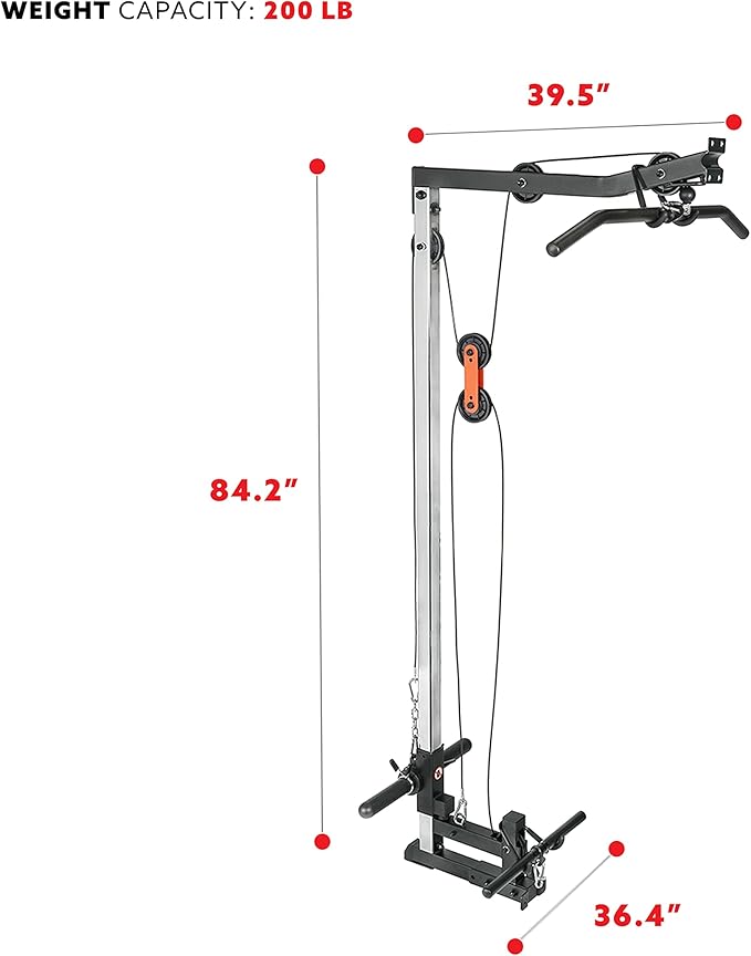 Sunny Health & Fitness Power Zone Strength Rack Power Cage - 1000 LB Weight Capacity, Spotter Bar
