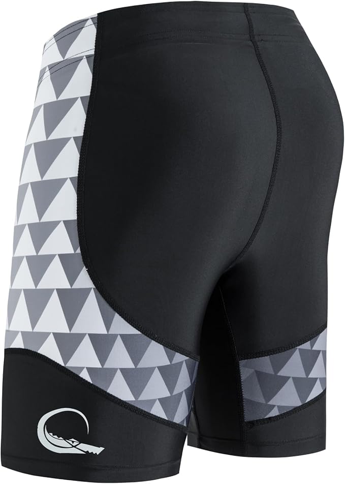 HUGE SPORTS Men's Rash Guard Swim Shorts Compression Swimming Jammer Cool Dry Active Swimsuit