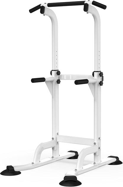 Power Tower Pull Up Bar and Dip Station, Multi-Function Home Gym, Strength Training Fitness