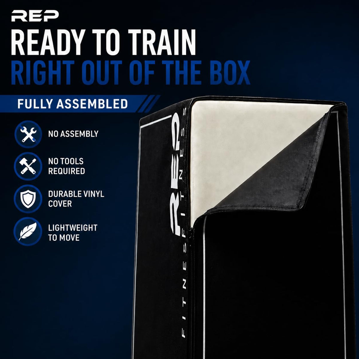 REP Soft Plyo Box | 20 inch | 3-in-1 Foam Jump Box | Plyometric Training Platform | Home Gym