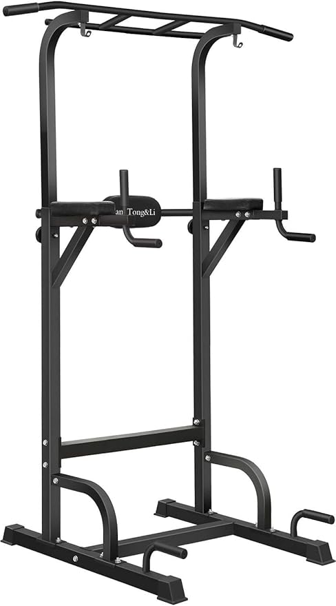 BangTong&Li Power Tower, Pull Up Bar Dip Station/Stand for Home Gym Strength Training Workout