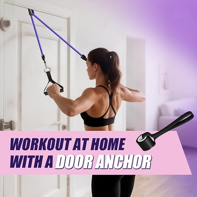 WHATAFIT Resistance Bands, Exercise Bands，Resistance Bands for Working Out, Work Out Bands with