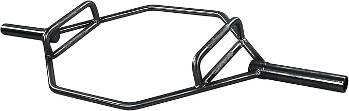 Olympic 2-Inch Hex Weight Lifting Trap Bar with Long and Rotating Sleeves, 500-Pound Capacity, Open