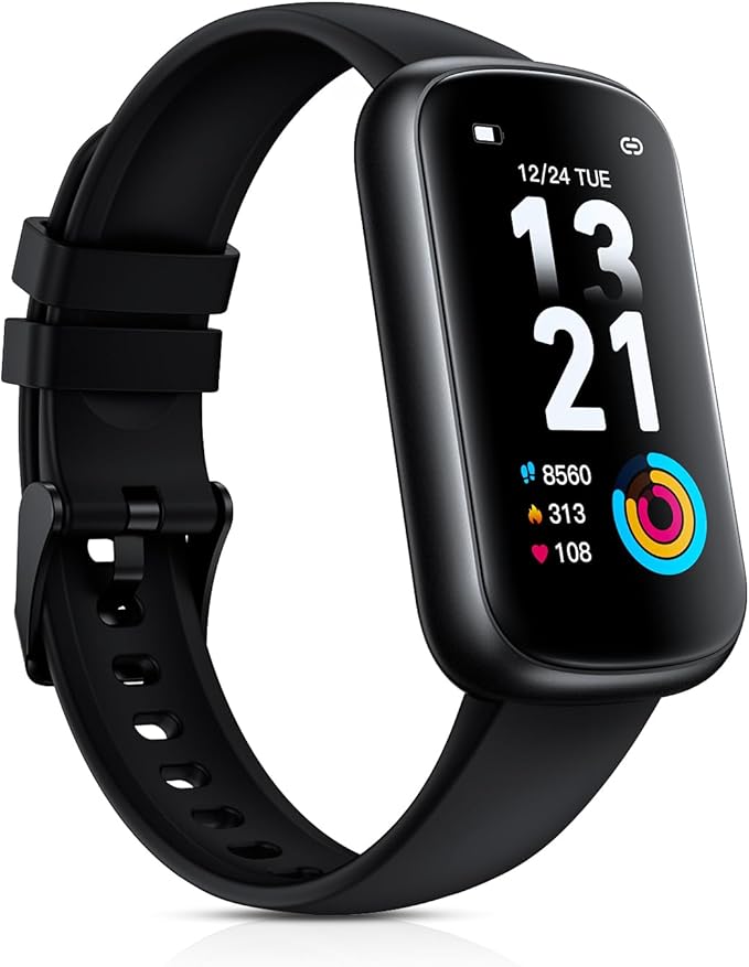 Fitness Tracker Smart Watch, 1.47" Full Touch Health Tracker with 24/7 Heart Rate & Blood Oxygen
